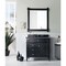 James Martin Vanities Brittany 36in Single Vanity, Black Onyx w/ 3 CM Charcoal Soapstone Quartz Top 650-V36-BKO-3CSP - alternate 4